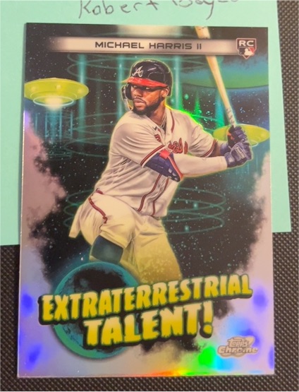2023 Topps Cosmic Chrome #ET-16 Michael Harris II Extraterrestrial Talent — front