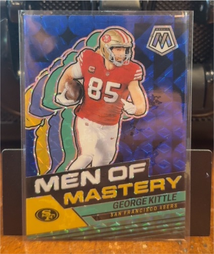 2024 Panini Mosaic #MM-11 George Kittle San Francisco 49ers Men of Mastery — front
