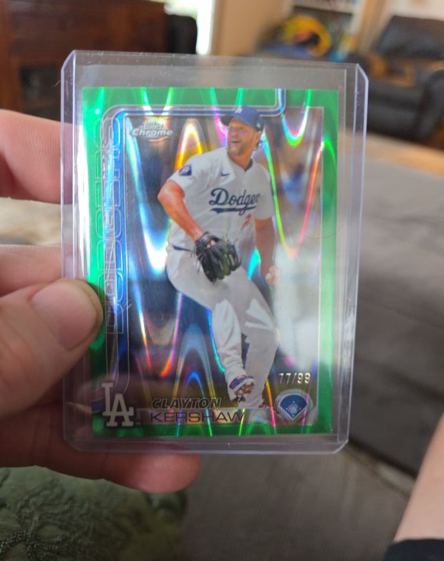 2025 Topps Chrome #88 Clayton Kershaw — front