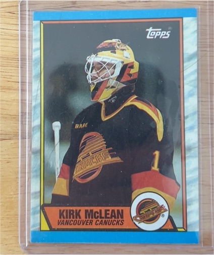 1989-90 Topps #61 Kirk McLean — front
