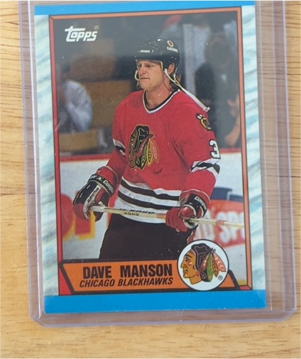 1989-90 Topps #150 Dave Manson — front