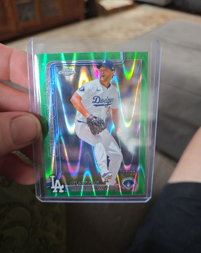 2025 Topps Chrome #88 Clayton Kershaw — front