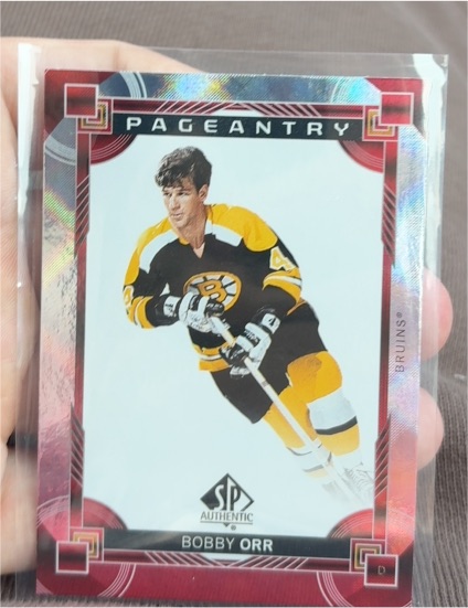 2024-25 Upper Deck SP Authentic Pageantry Red #P-71 Bobby Orr — front