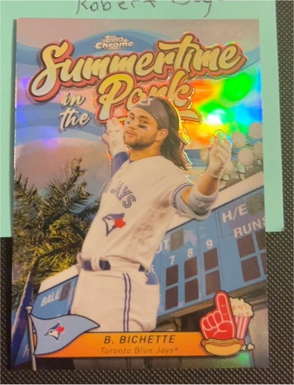 2024 Topps Chrome #SITP-6 Bo Bichette Summertime in the Park — front