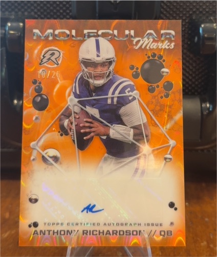 2024 Topps Resurgence Molecular Marks #MM-AR Anthony Richardson — front