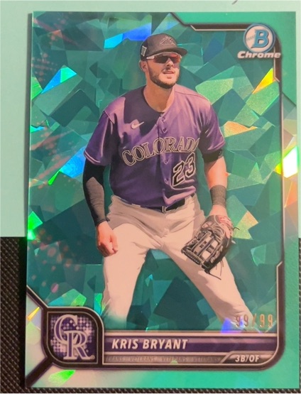 2022 Bowman Chrome #72 Kris Bryant — front