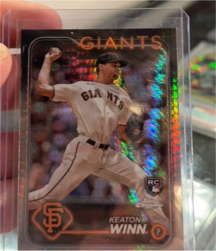 2024 Topps Chrome #208 Keaton Winn — front