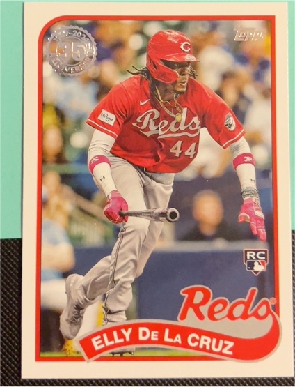 2024 Topps Series 1 1989 35th Anniversary #89B-69 Elly De La Cruz — front