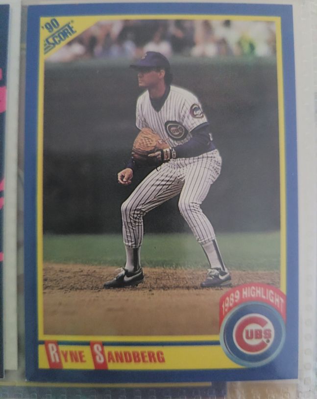 1990 Score #561 Ryne Sandberg — front