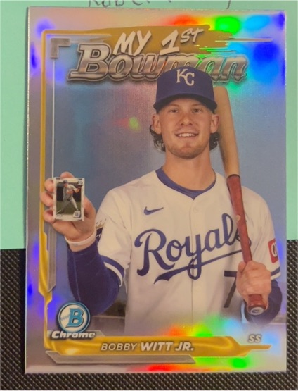 2024 Bowman Chrome My 1st Bowman #M1B-23 Bobby Witt Jr. — front