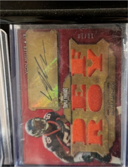 2011 Topps Triple Threads #TT-VM1 Von Miller — front