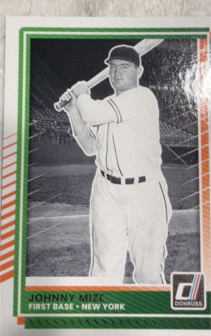 2023 Panini Chronicles #30 Johnny Mize Classics — front