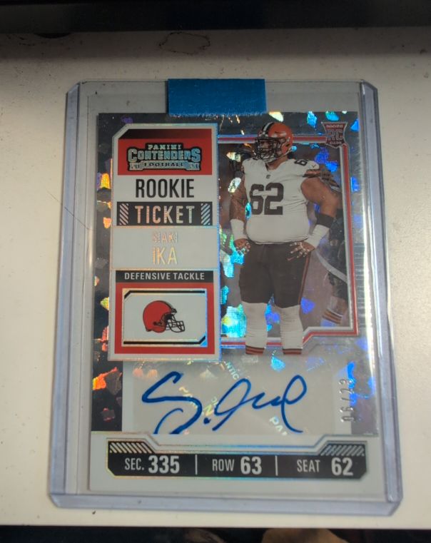 2023 Panini Contenders #182 Siaki Ika Rookie Ticket — front