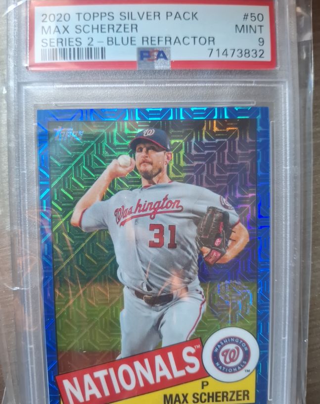 2020 Topps Silver Pack #50 Max Scherzer — front