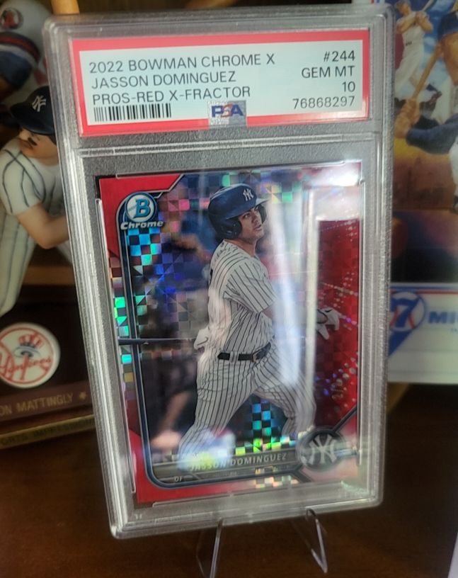 2022 Bowman Chrome X #244 Jasson Dominguez — front