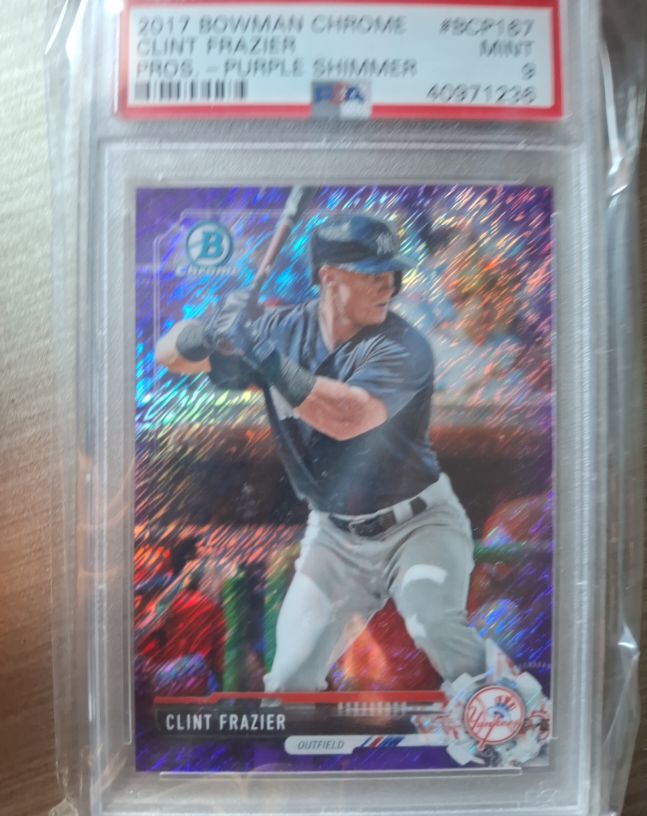 2017 Bowman Chrome #BCP167 Clint Frazier — front
