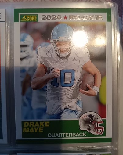 2024 Score 35th Anniversary Rookie #3 Drake Maye — front