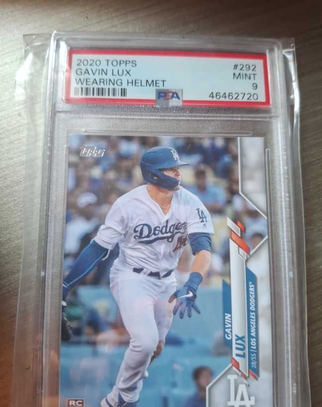 2020 Topps #292 Gavin Lux Wearing Helmet — front