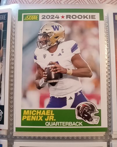 2024 Panini Score #7 Michael Penix Jr. — front