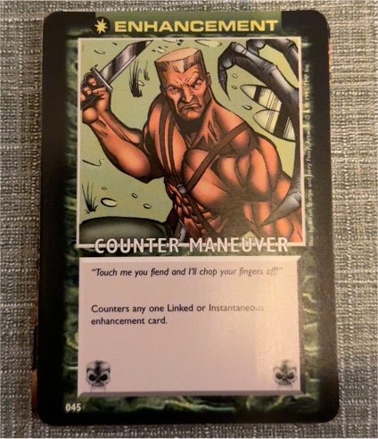 1995 Spawn Power Cardz #045 Counter Maneuver — front