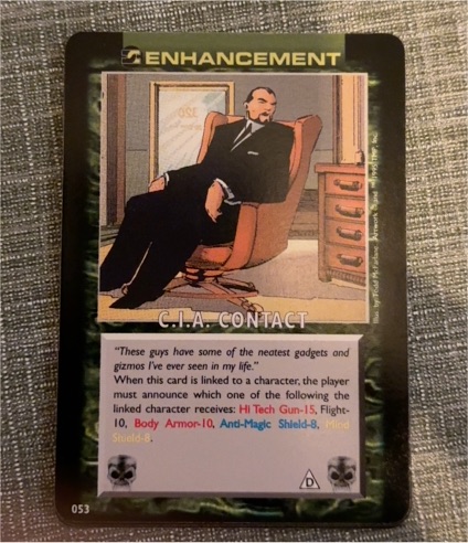 1996 The X-Files CCG #053 C.I.A. Contact Enhancement — front