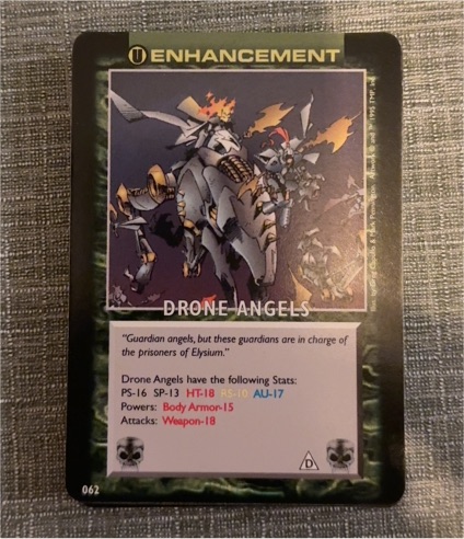 1995 Spawn Power Cardz #062 Drone Angels — front