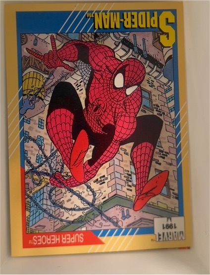 1991 Impel Marvel Universe Series 2 #1 Spider-Man — front