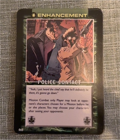 1995 Spawn Power Cardz #065 Police Contact — front