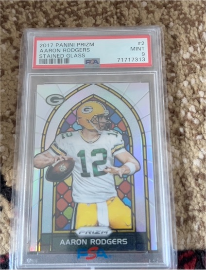 2017 Panini Prizm #2 Aaron Rodgers — front