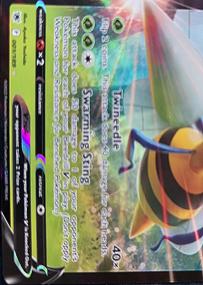 2022 Pokémon SWSH Astral Radiance #001 Beedrill V — front