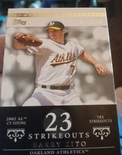2007 Topps Moments & Milestones #49 Barry Zito — front