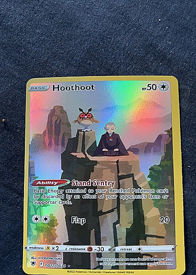 2022 Pokemon Astral Radiance #TG12 Hoothoot — front