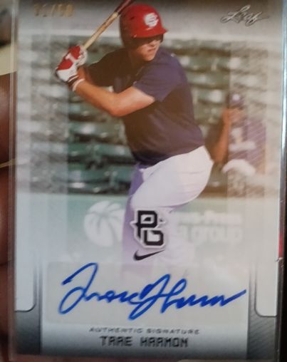 2017 Leaf Perfect Game National Showcase #BA-TH1 Trae Harmon — front