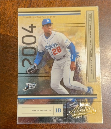 2004 Playoff Absolute Memorabilia Fred McGriff — front