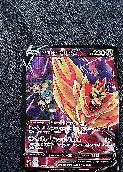 2022 Pokemon TCG Zamazenta V #TG22 Astral Radiance — front