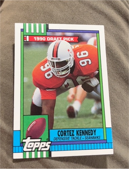 1990 Topps #334 Cortez Kennedy — front
