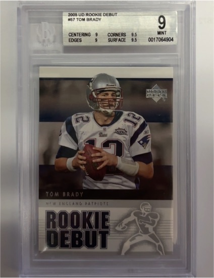 2005 Upper Deck Rookie Debut #57 Tom Brady — front