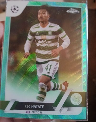 2022-23 Topps Chrome UEFA Club Competitions #36 Reo Hatate Celtic FC — front