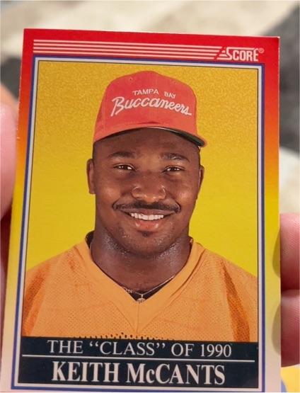 1990 Score #617 Keith McCants — front