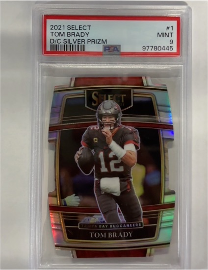2021 Panini Select #1 Tom Brady — front