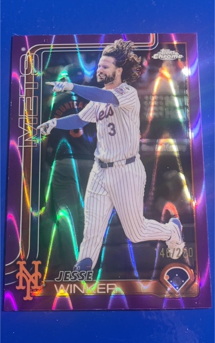 2025 Topps Chrome #180 Jesse Winker — front