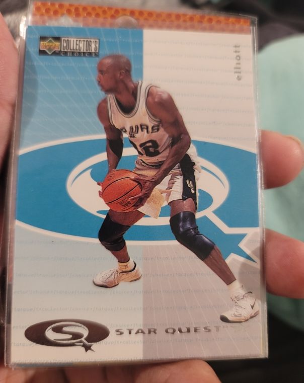 1997-98 Collector's Choice StarQuest #SQ118 Sean Elliott — front