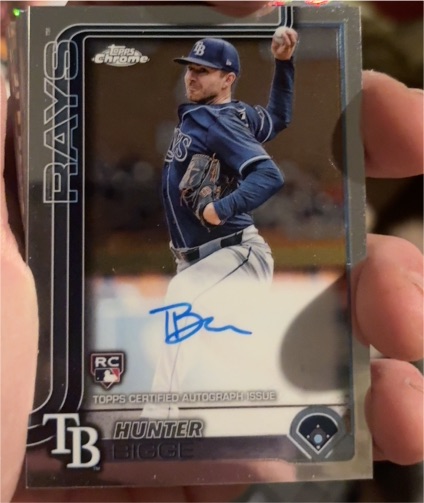 2025 Topps Chrome #RA-HBI Hunter Bigge — front