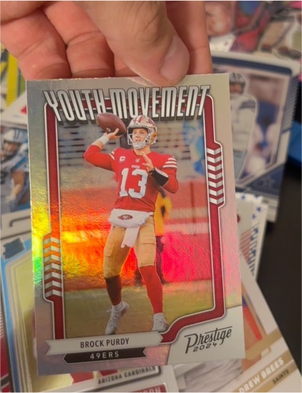 2024 Panini Prestige Youth Movement #YM-BPY Brock Purdy — front
