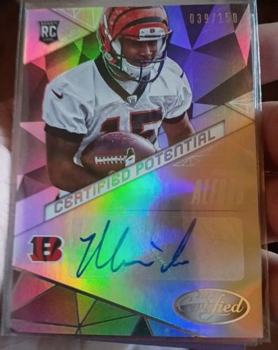 2015 Panini Certified #CP-MA Mario Alford Certified Potential Mirror Purple — front