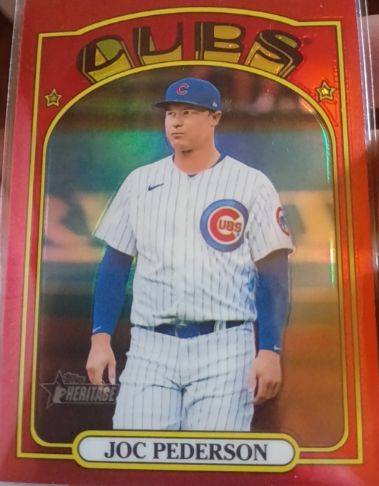 2021 Topps Heritage #576 Joc Pederson — front