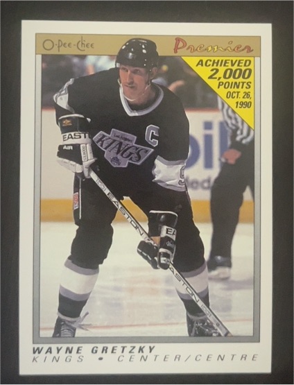1990-91 O-Pee-Chee Premier #38 Wayne Gretzky — front