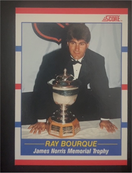 1990-91 Score #363 Ray Bourque — front