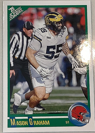2025 Panini Score #10 Mason Graham — front