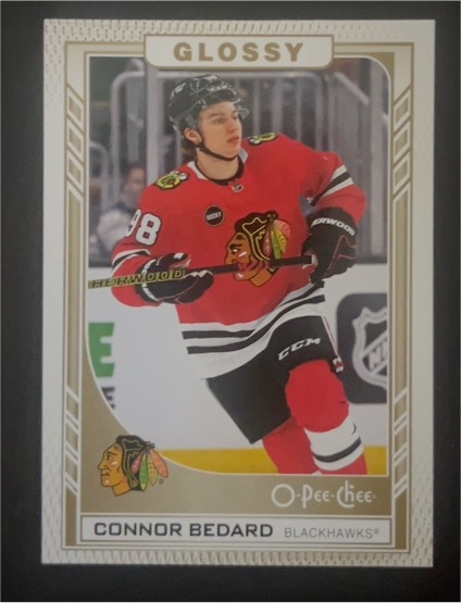 2023-24 O-Pee-Chee Glossy #R-47 Connor Bedard — front